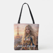 TOTE BAG FRANCE - PARIS (Dos)