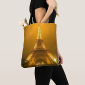 Tote Bag France, Paris. Tour Eiffel illuminée à 3 (De près)