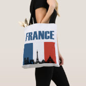 Tote Bag France Travel - Paris City Skyline Pavillon França (De près)