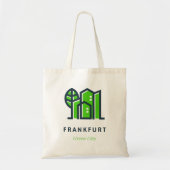 Tote Bag Francfort-sur-le-Main Allemagne Ville verte durabl (Devant)