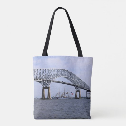 Tote Bag Francis Scott Key Bridge Fourre-tout (Dos)
