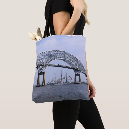 Tote Bag Francis Scott Key Bridge Fourre-tout (De près)