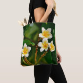 Tote Bag Frangipani jaune (De près)