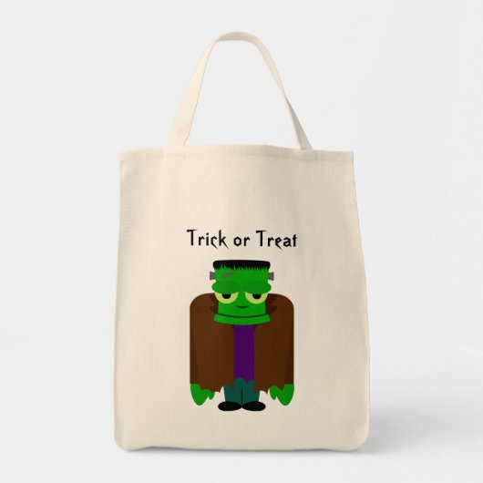 Tote Bag Frankenmonster Halloween s'habiller de loot (Devant)