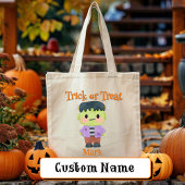 Tote Bag Frankenstein Halloween Trump ou Treat