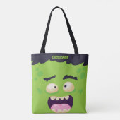 Tote Bag Frankenstein Monster Cute Personnalisé Halloween (Dos)