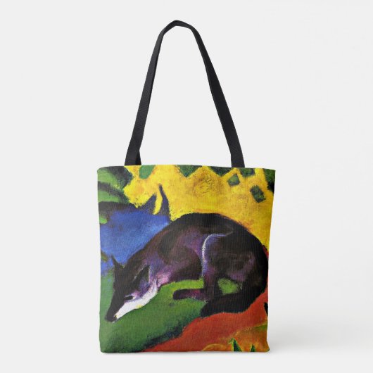 Tote Bag Franz Marc - Blue Fox (Dos)