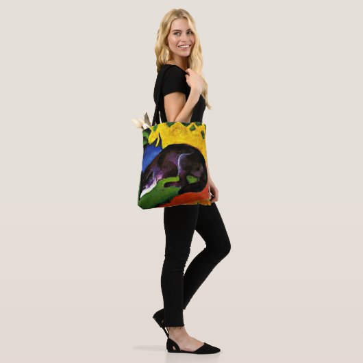 Tote Bag Franz Marc - Blue Fox (Sur le modèle)