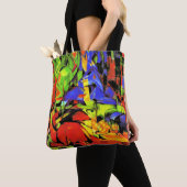 Tote Bag Franz Marc OEuvre abstraite, Lutte contre les form (De près)
