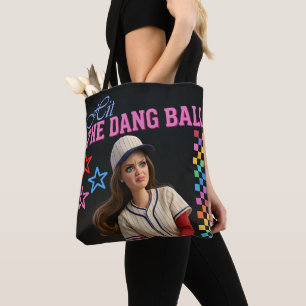 Tote Bag Frappe donc cette balle, drôle de visage de poupée