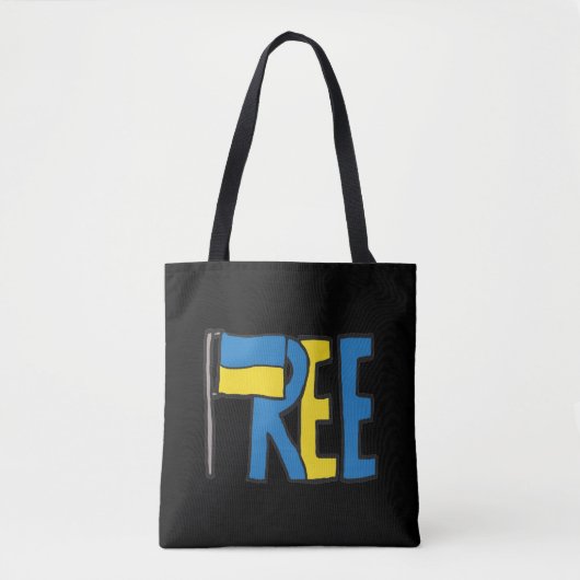 Tote Bag Free Ukraine (Devant)