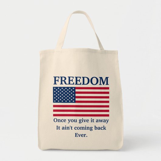 Tote Bag Freedom Bag (Devant)
