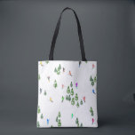 Tote Bag Freeride Skieurs alpins Ski illustration Ski<br><div class="desc">skieur d'hiver cool design motif avec skieurs skieurs sur les pistes de la station de ski alpin parmi des sapins enneigés dans les alpes. Les skieurs freeride portent des combinaisons de ski rétro vintages et colorées, descendent en ski avec des skis sur un arrière - plan de paysage de montagne...</div>