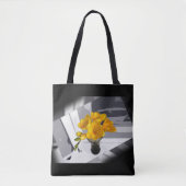 Tote Bag Freesia jaune (Devant)