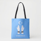 TOTE BAG #FREEUYGHUR (Devant)