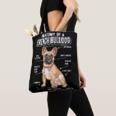 Tote Bag French Bulldog Anatomie Drôle Chien (De près)