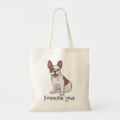 Tote Bag French Bulldog Frenchie Maman Amoureux des chiens  (Devant)