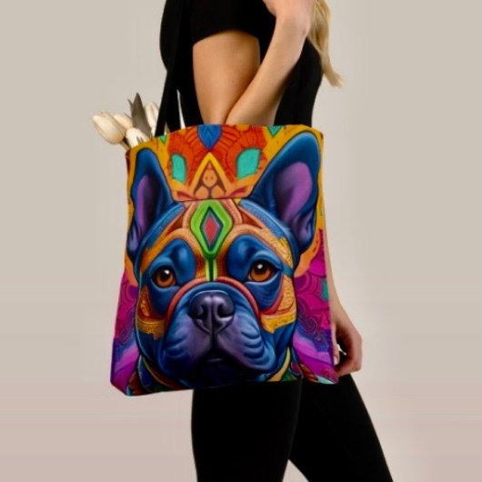 Tote Bag Frenchie Fun Birthday Fantasy