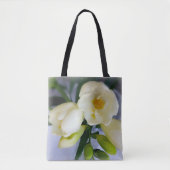 Tote Bag frénésie jaune blanc (Devant)