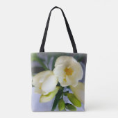 Tote Bag frénésie jaune blanc (Dos)