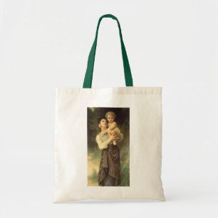 Tote Bag Frère et Sœur de William Adolphe Bouguereau