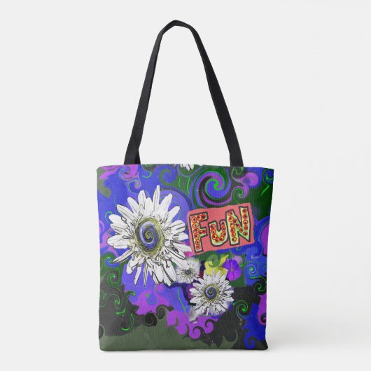 Tote Bag Fresque Fun Pop Art (Dos)