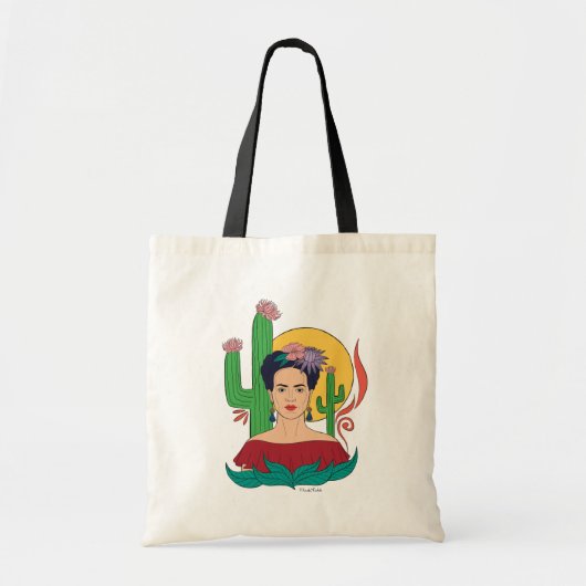 Tote Bag Frida Kahlo Desert Graphic (Devant)