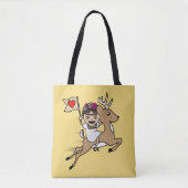 Tote Bag Frida Kahlo | FridaMoji - renne (Devant)