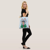 Tote Bag Frida Kahlo | Oiseaux de Paradis Floral Graphic (Sur le modèle)