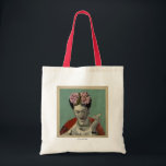 Tote Bag Frida Kahlo par Garcia Villegas<br><div class="desc">Frida Kahlo de Rivera était une peintre mexicaine dont on se souvient pour ses oeuvres intenses et vibrantes. Son oeuvre a été célébrée au Mexique comme emblématique de la tradition nationale et indigène, et par des féministes pour sa représentation intransigeante de l'expérience et de la forme féminines. Visitez www.fridakahlo.com pour...</div>