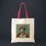 Tote Bag Frida Kahlo par Garcia Villegas<br><div class="desc">Frida Kahlo de Rivera était une peintre mexicaine dont on se souvient pour ses oeuvres intenses et vibrantes. Son oeuvre a été célébrée au Mexique comme emblématique de la tradition nationale et indigène, et par des féministes pour sa représentation intransigeante de l'expérience et de la forme féminines. Visitez www.fridakahlo.com pour...</div>