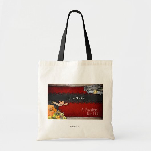 Tote Bag Frida Kahlo - Passion pour la vie (Devant)