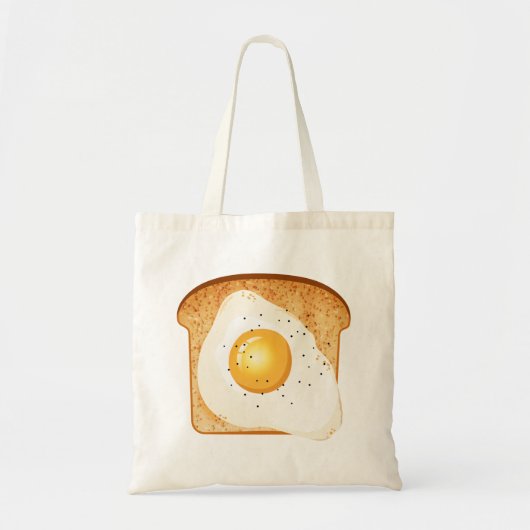 Tote Bag Fried egg on toast (Devant)