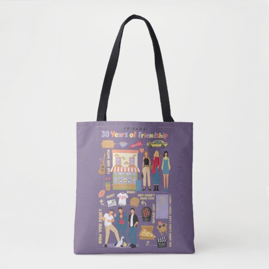 Tote Bag FRIENDS™ | 30 Ans d'Amitié (Devant)