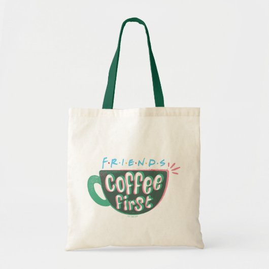 Tote Bag FRIENDS™ | Café d'abord (Devant)