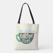 Tote Bag FRIENDS™ | Café d'abord (Dos)