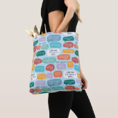 Tote Bag FRIENDS™ Quote Pattern (De près)