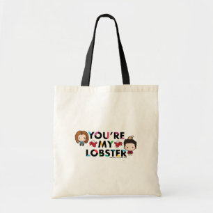 Tote Bag FRIENDS™ Ross et Rachel Lobster Chibi