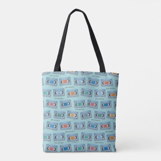 Tote Bag FRIENDS™ | The One With Video Tape Pattern (Dos)
