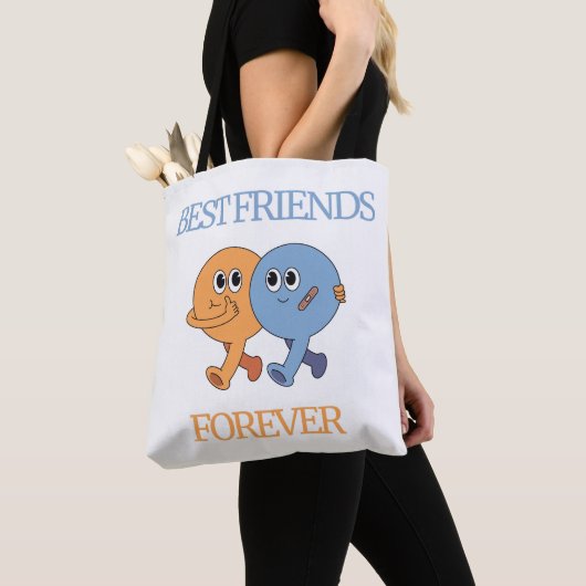 TOTE BAG FRIENDSHIP DAY BEST FRIENDS FOREVER, MATCHING (De près)