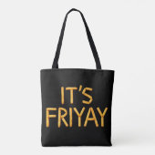 Tote Bag Frites du vendredi (Dos)
