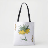 Tote bag Fritillaria imperialis (Devant)