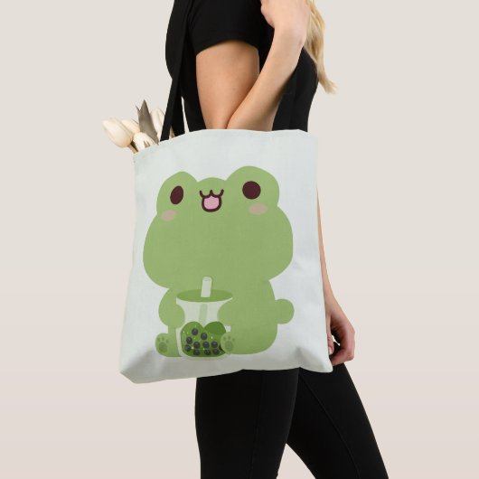 Tote Bag Frog Boba (De près)