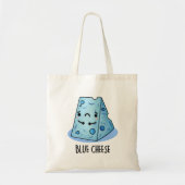 Tote Bag Fromage Bleu Drôle Pun Triste (Devant)