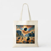 Tote Bag Frontier Eclipse : Western Paysage Fourre-tout (Dos)