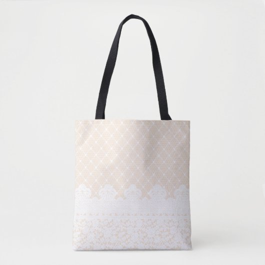 Tote Bag Frontière de dentelle (Devant)