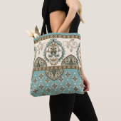 Tote Bag Frontière décorative de style marocain (De près)