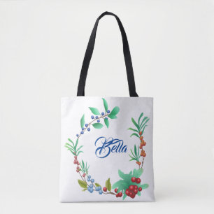 Tote Bag Frontière florale