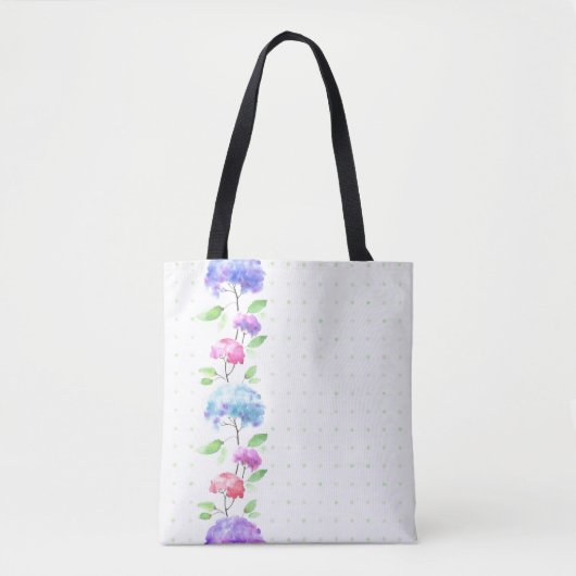 Tote Bag Frontière sans couture verticale de motif (Devant)