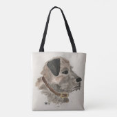 Tote Bag Frontière Terrier Fourre-tout (Dos)